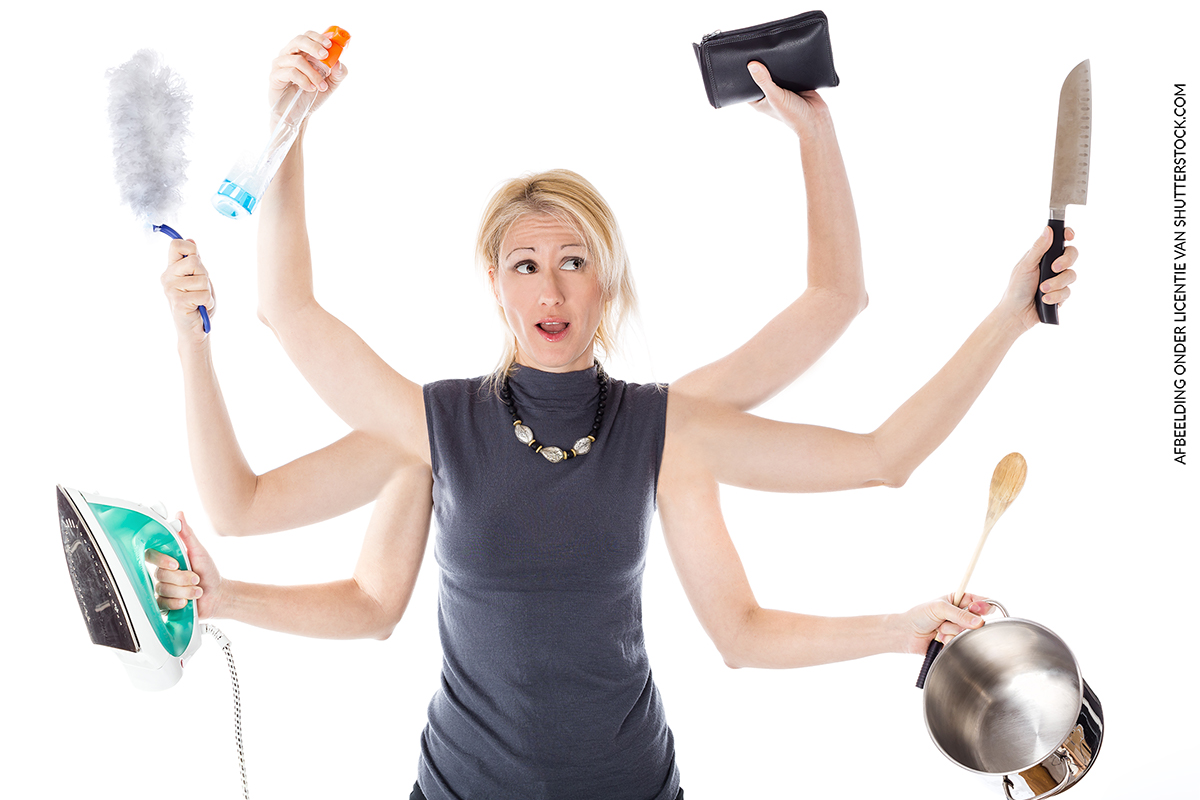 Vrouw heeft stress met te veel ballen in de lucht Groningen 