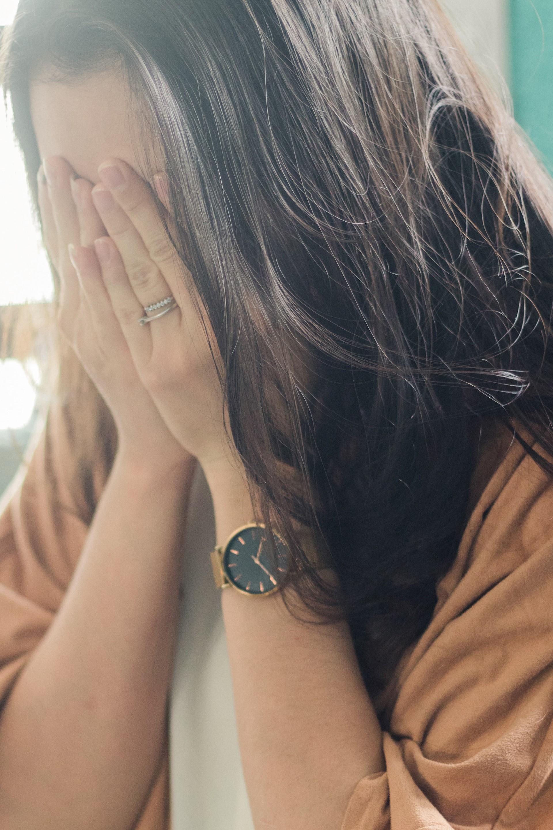 Druk hoofdpijn de kop in